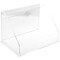 Plymor Clear Acrylic Slanted Front Display Case, 12" W x 8" D x 8" H